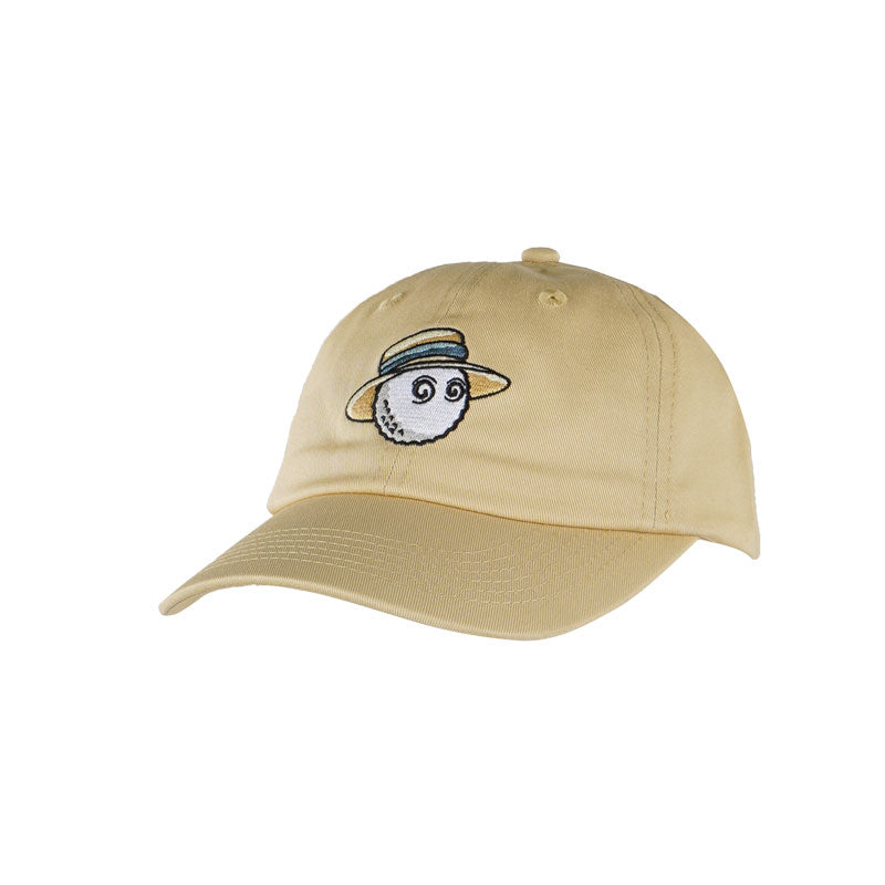 MALBON GOLF Romano Dad Men's Cap (Khaki)