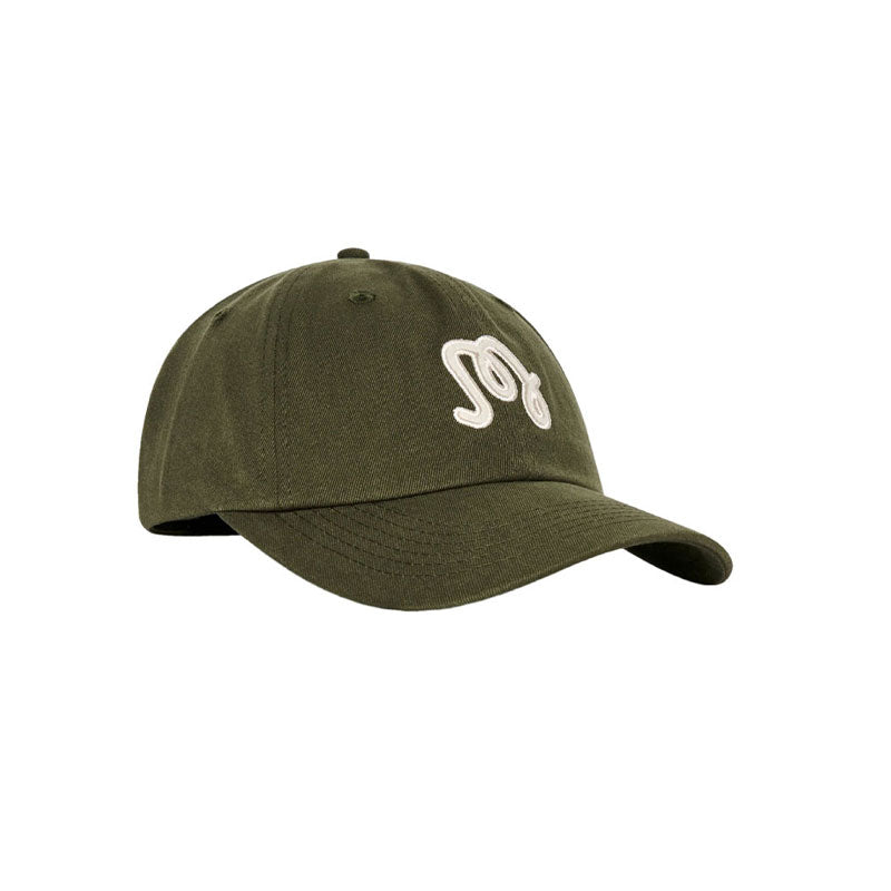MALBON GOLF Washed Applique Men's Cap (Green)