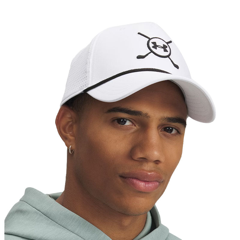 UNDER ARMOUR Driver Snapback Men's Cap (White)