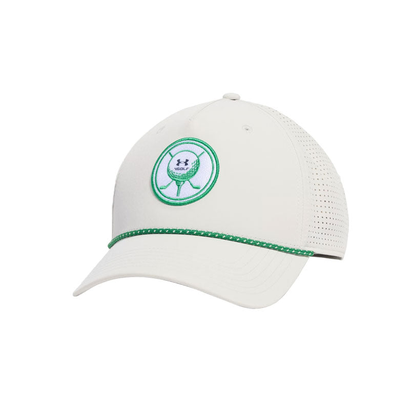 UNDER ARMOUR Driver Snapback Men's Cap (White/Green)