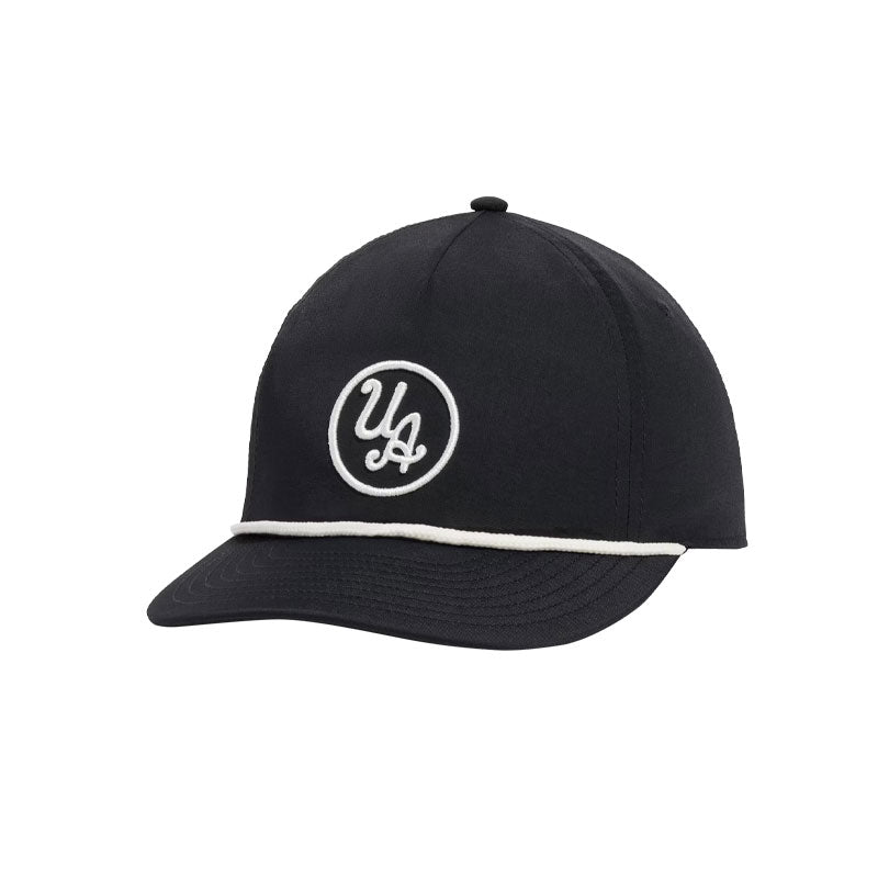 UNDER ARMOUR Drive 5-Panel Men's Snapback Cap (Black/White)