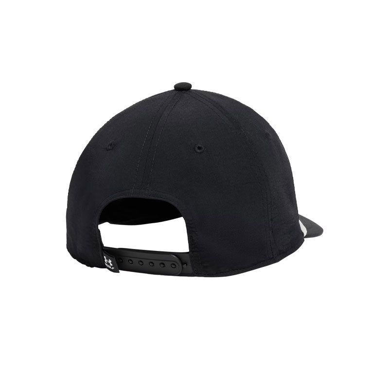 UNDER ARMOUR Drive 5-Panel Men's Snapback Cap (Black/White)