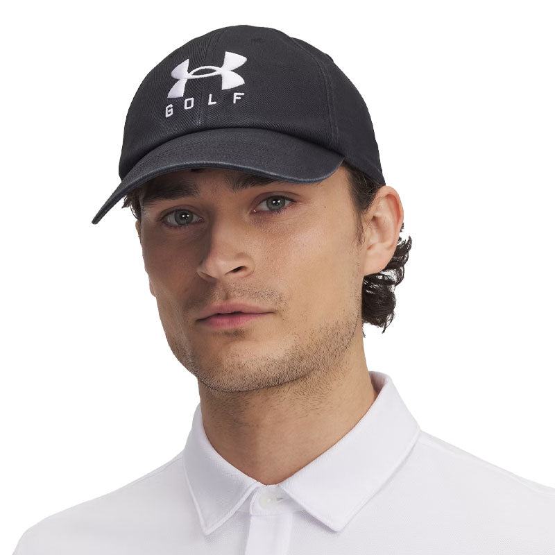 UNDER ARMOUR Drive96 Adjustable Men's Cap (Black/White)