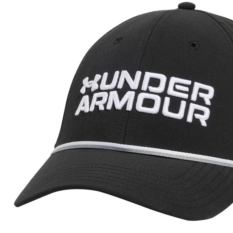 UNDER ARMOUR Jordan Spieth Drive Rope Men's Snapback Cap (Black/White)