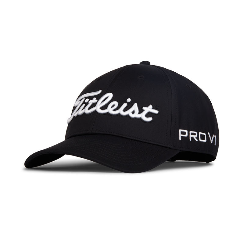 TITLEIST Tour Performance Men's Cap (Black/White)