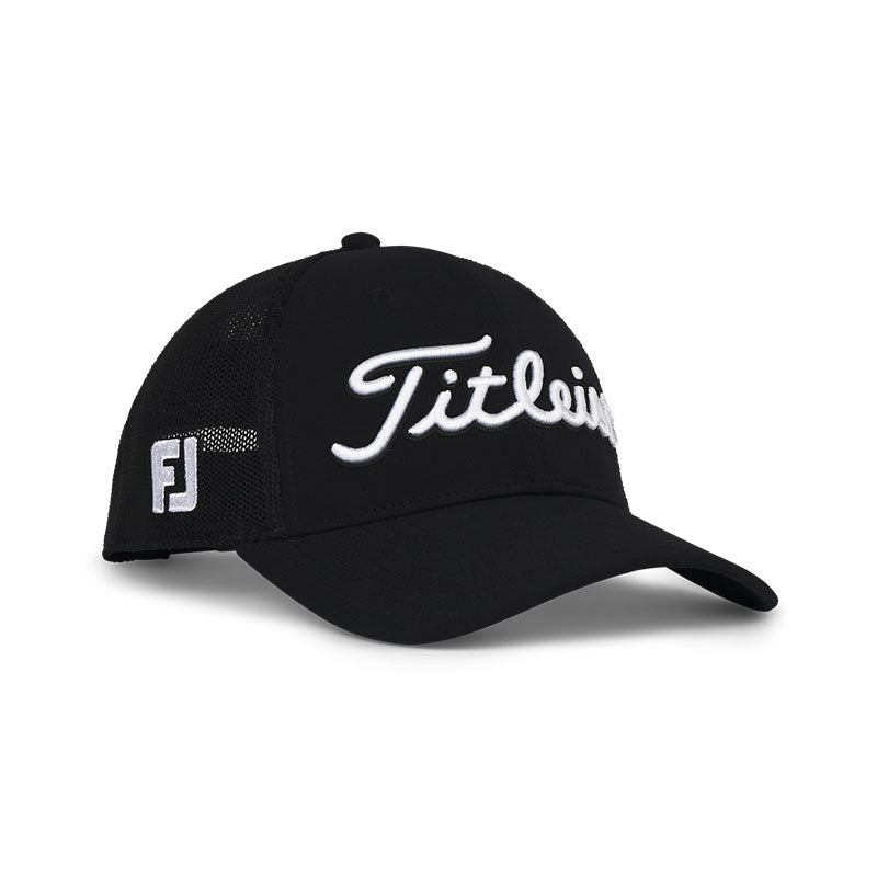 TITLEIST Tour Performance Mesh Men's Cap (Black/White)