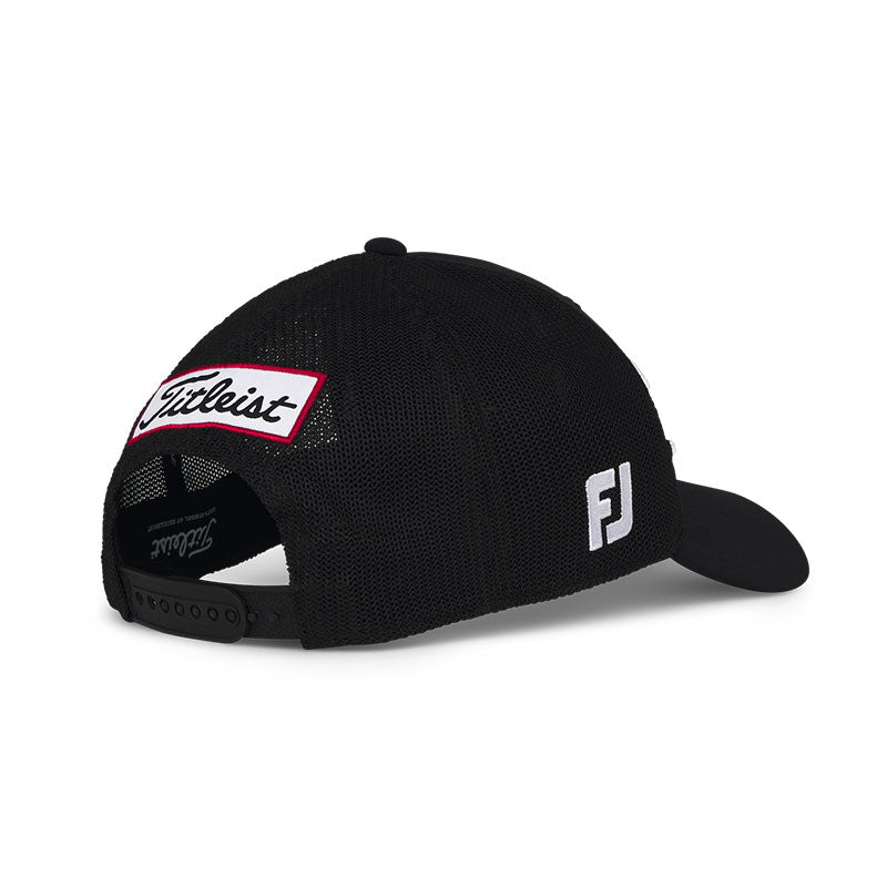 TITLEIST Tour Performance Mesh Men's Cap (Black/White)
