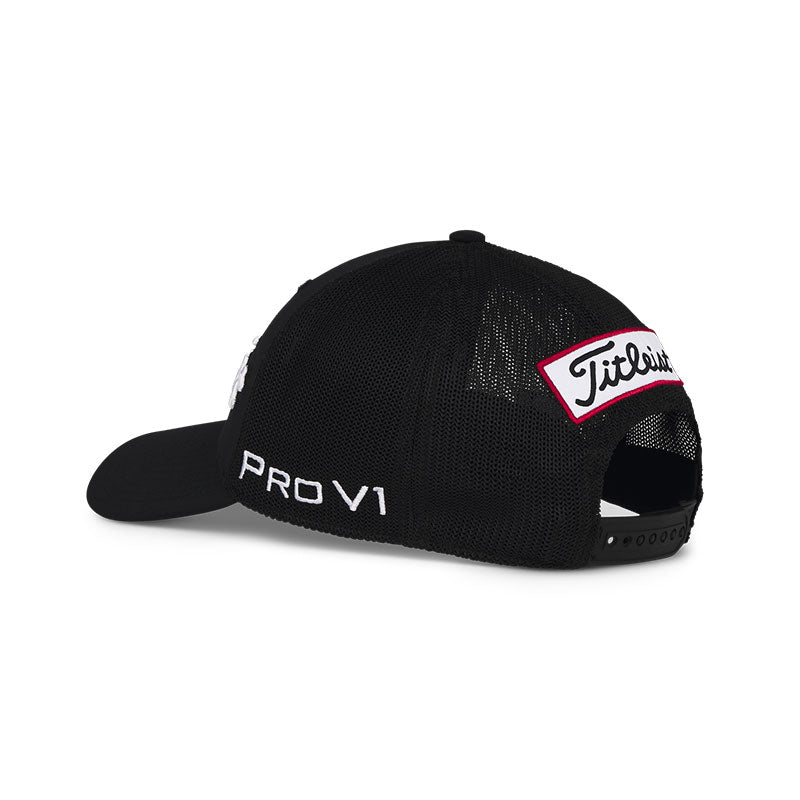 TITLEIST Tour Performance Mesh Men's Cap (Black/White)