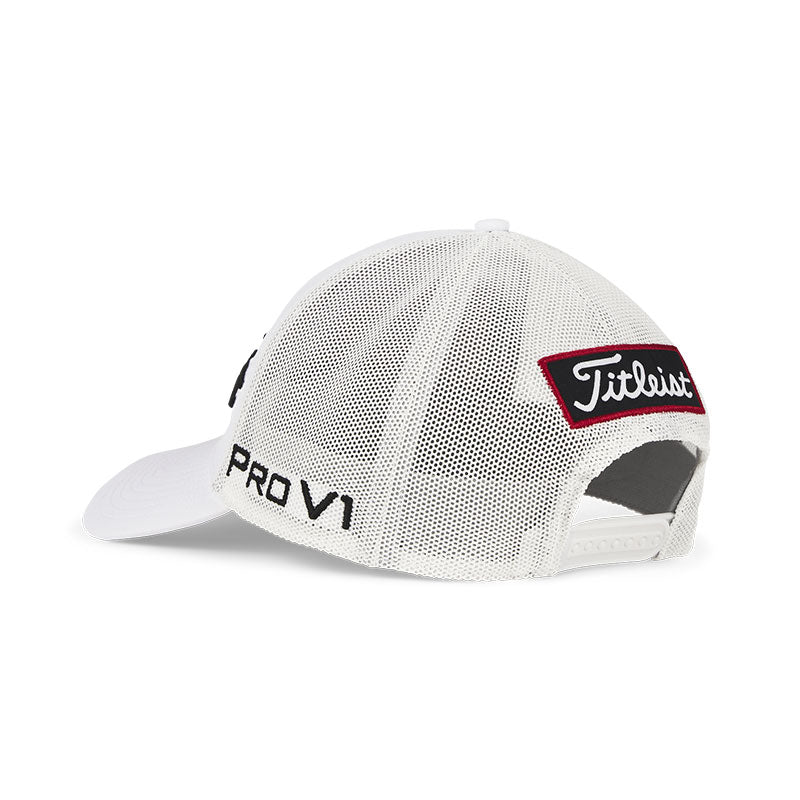 TITLEIST Tour Performance Mesh Men's Cap (White/Black)
