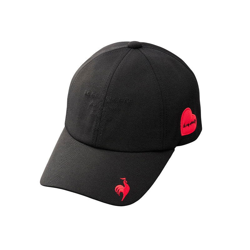 LE COQ SPORTIF GOLF Heart Motif Women's Cap (Black)