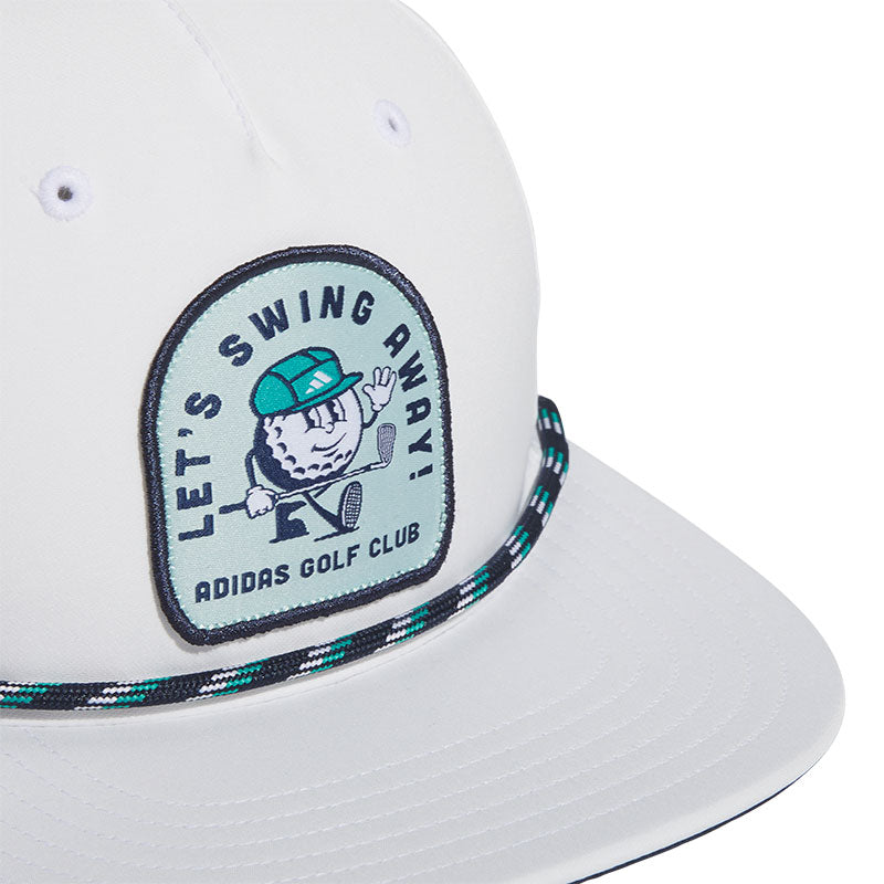ADIDAS Let's Swing Away 5-Panel Junior Rope Cap (White)