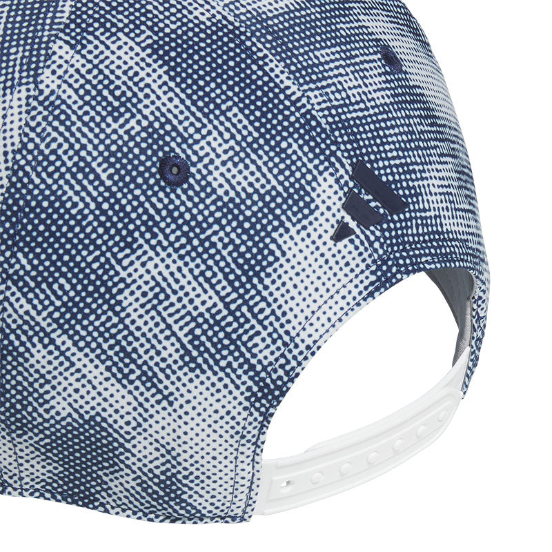 ADIDAS Tour Print Men's Snapback Cap (White/Blue)