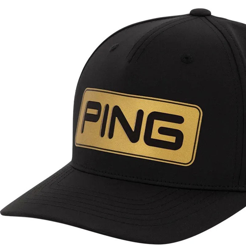 PING Tour Men's Cap (Black/Gold)