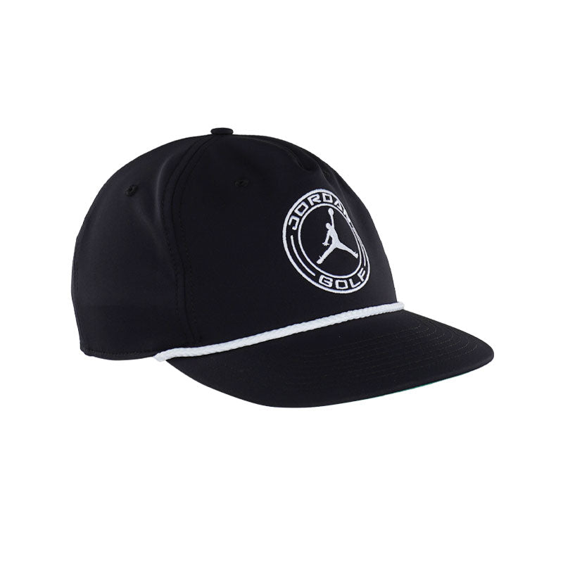 NIKE Jordan Pro Structured Dri-FIT Flat-Brim Men's Cap (Black)