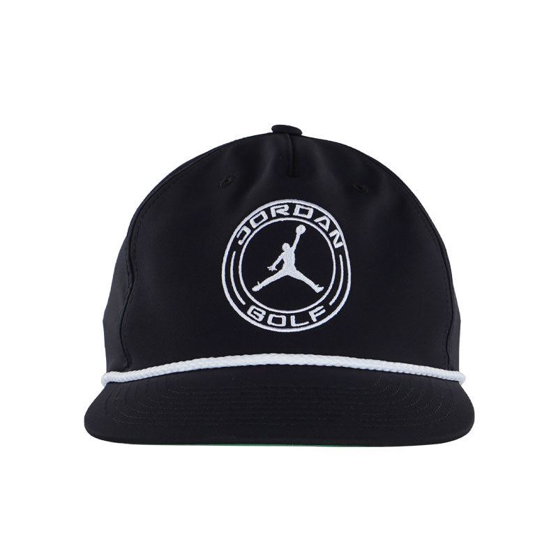 NIKE Jordan Pro Structured Dri-FIT Flat-Brim Men's Cap (Black)