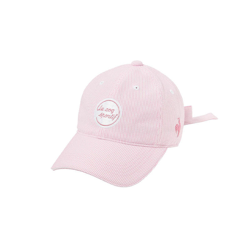 LE COQ SPORTIF GOLF Striped Women's Cap (Pink)