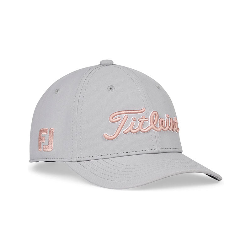 TITLEIST Tour Performance Junior Cap (Grey/Pink)