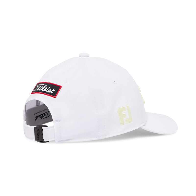 TITLEIST Tour Performance Junior Cap (White/Lime)