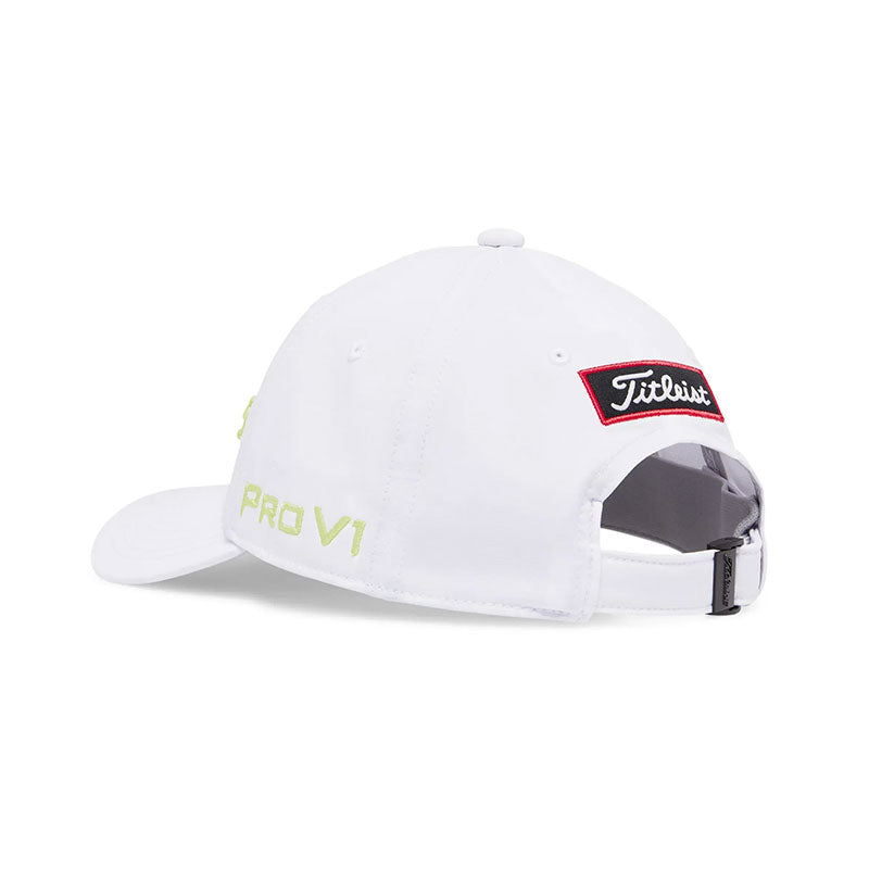 TITLEIST Tour Performance Junior Cap (White/Lime)