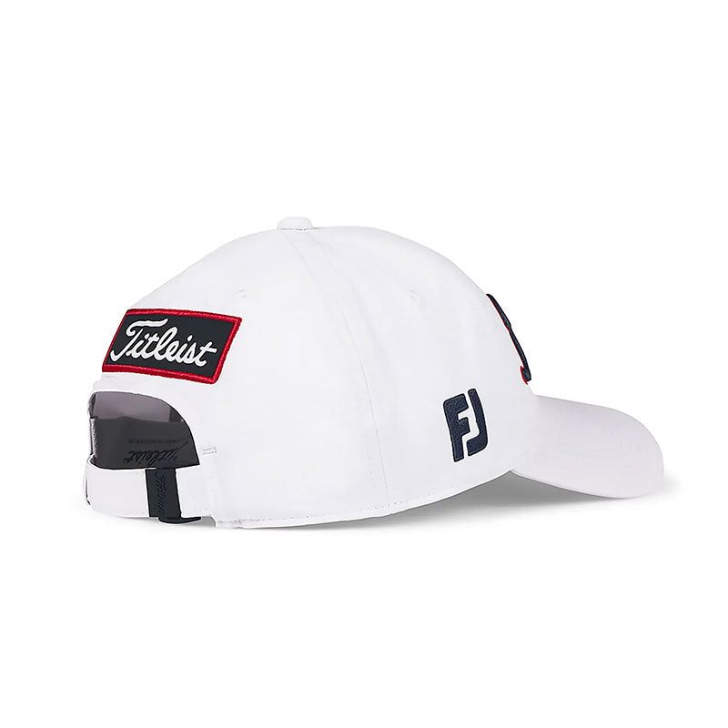 TITLEIST Tour Performance Men's Cap (White/Navy/Red)