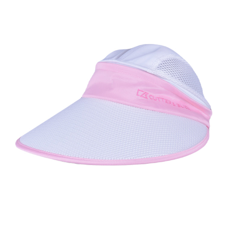 CUTTER & BUCK Poly Women's Visor (White/Light Pink)