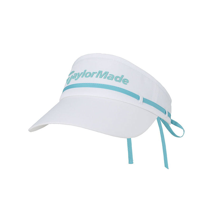 TAYLORMADE Women's Ribbon Visor (White/Turquoise)
