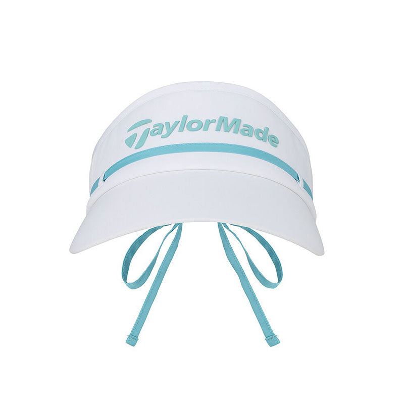 TAYLORMADE Women's Ribbon Visor (White/Turquoise)
