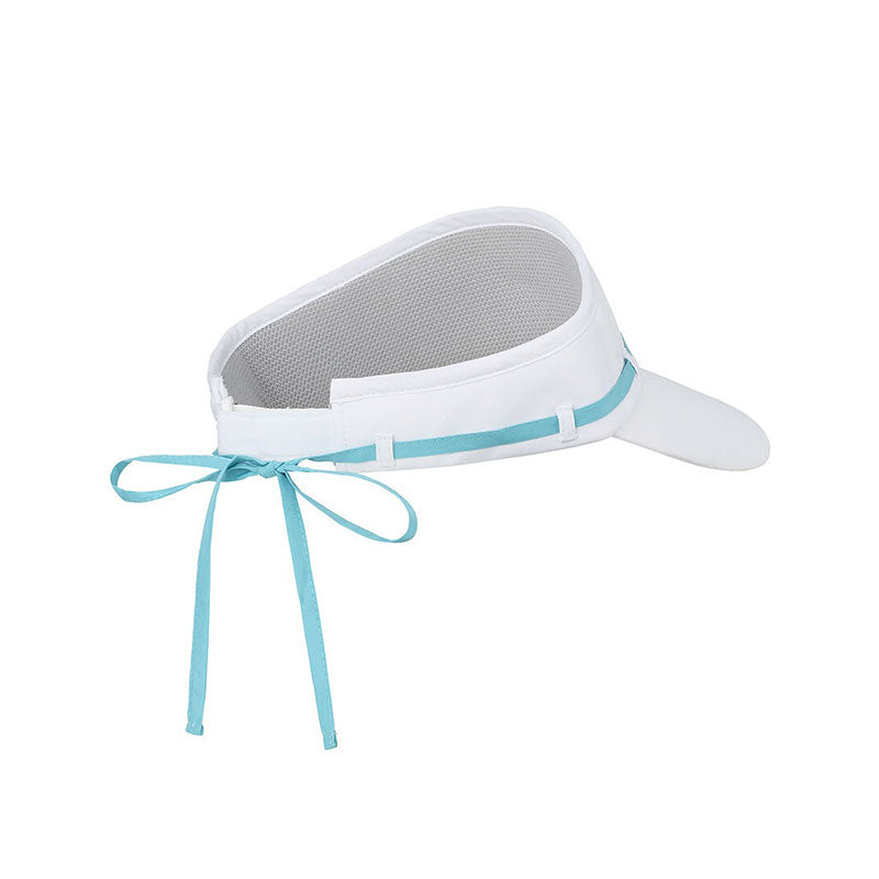 TAYLORMADE Women's Ribbon Visor (White/Turquoise)