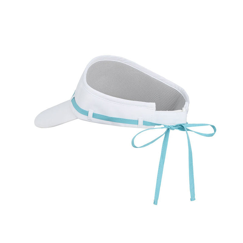 TAYLORMADE Women's Ribbon Visor (White/Turquoise)