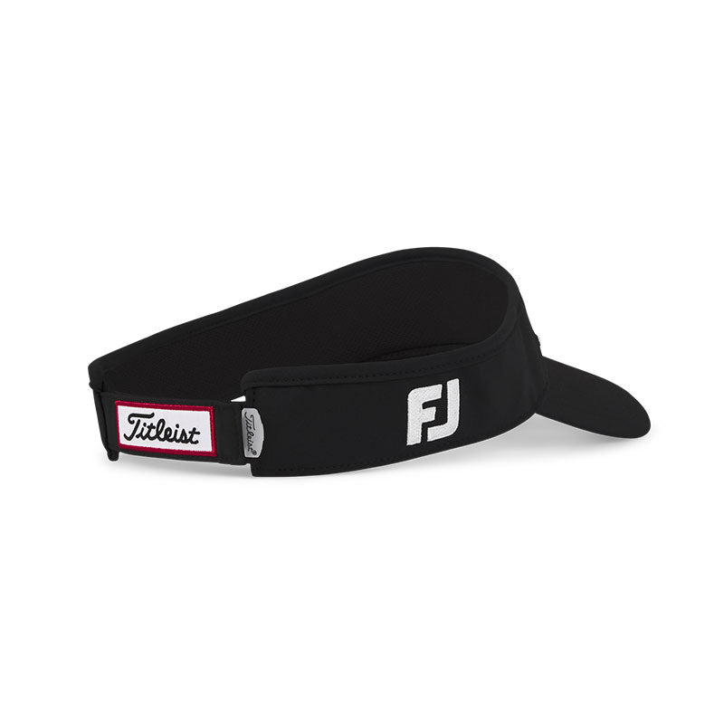 TITLEIST Tour Performance Men's Visor (Black/White)
