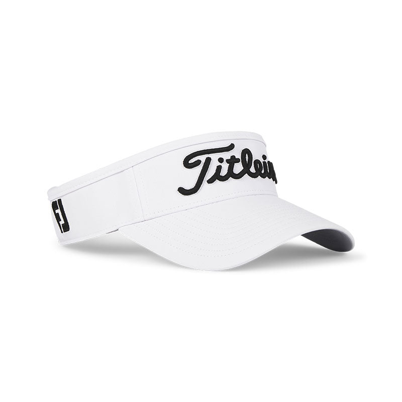 TITLEIST Tour Performance Men's Visor (White/Black)