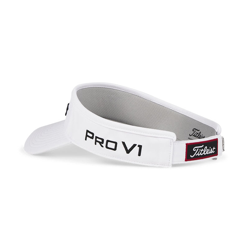 TITLEIST Tour Performance Men's Visor (White/Black)