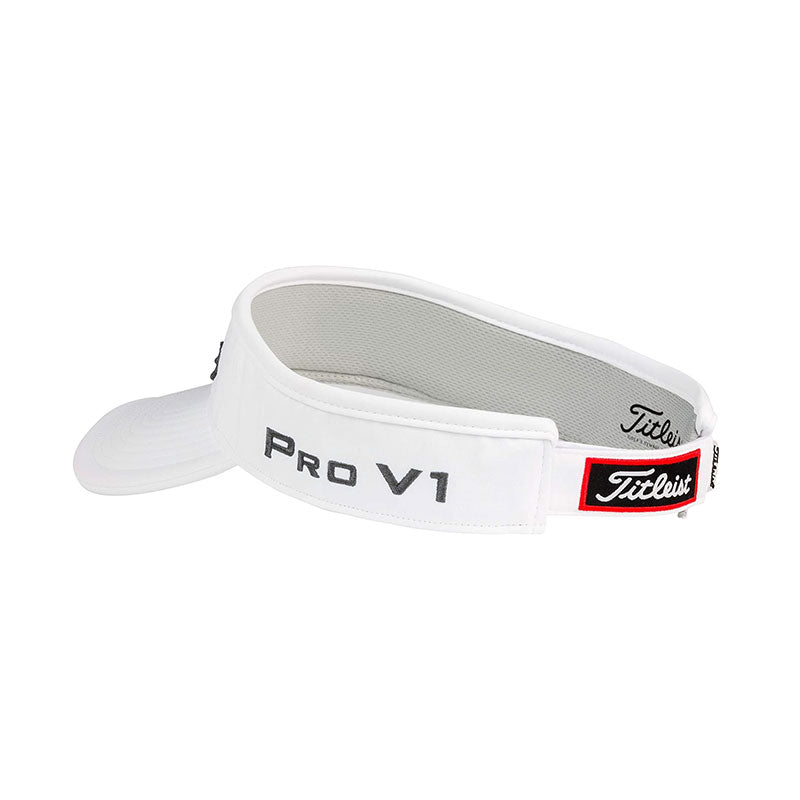 TITLEIST Tour Performance Men's Visor (White/Grey)