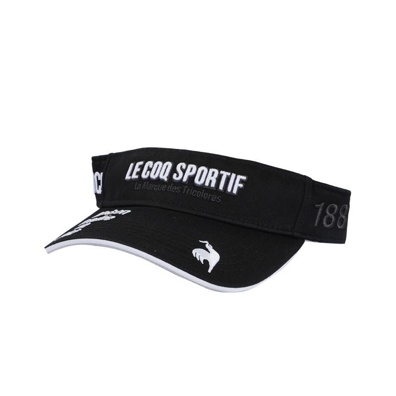 LE COQ SPORTIF GOLF Classic Logo Men's Visor (Black)