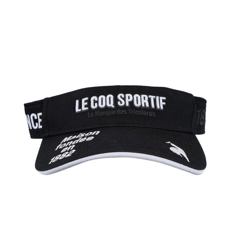 LE COQ SPORTIF GOLF Classic Logo Men's Visor (Black)