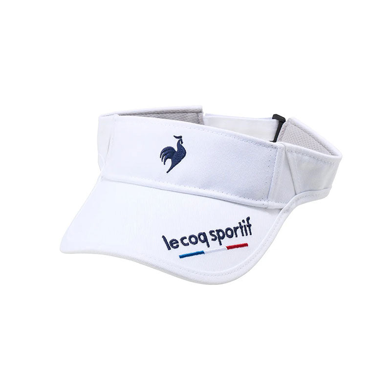LE COQ SPORTIF GOLF Ear Curve Men's Visor (White)