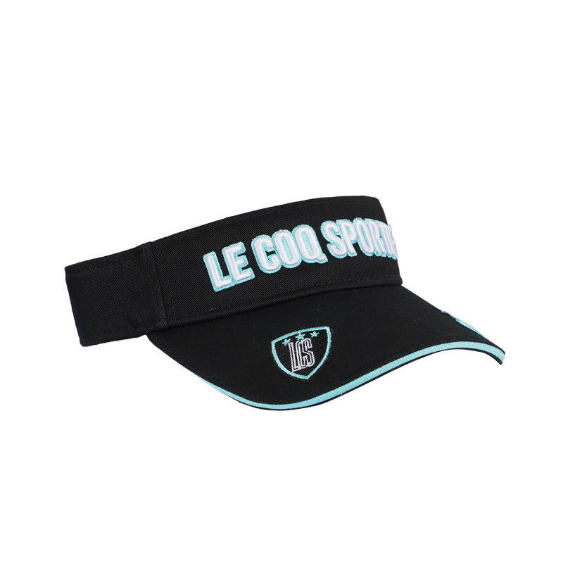 LE COQ SPORTIF GOLF Standard Logo Women's Visor (Black)