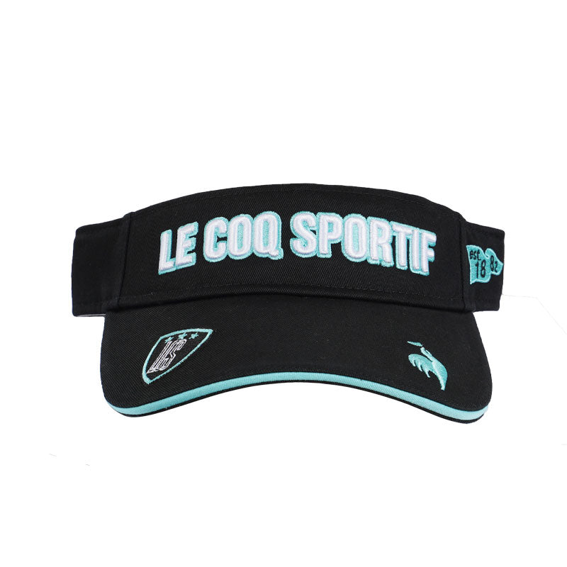 LE COQ SPORTIF GOLF Standard Logo Women's Visor (Black)