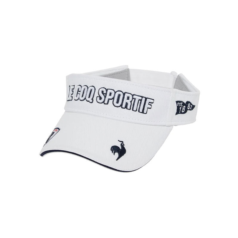 LE COQ SPORTIF GOLF Standard Logo Women's Visor (White)