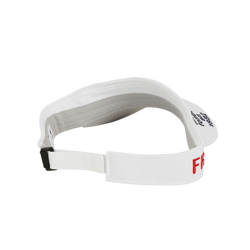 LE COQ SPORTIF GOLF Standard Logo Men's Sun Visor (White)