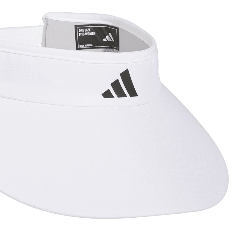 ADIDAS Wide Tour Women's Visor (White/Black)