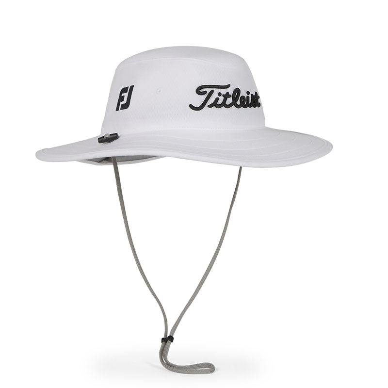 TITLEIST Tour Aussie Hat (White/Black)
