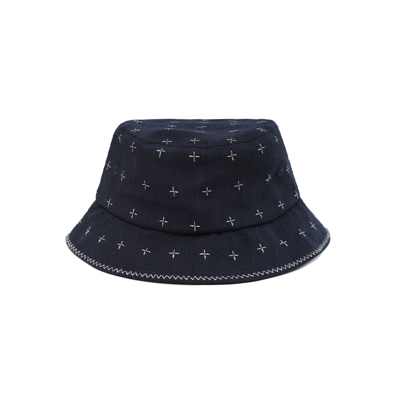 MALBON GOLF Ronin Men's Bucket Hat (Navy)