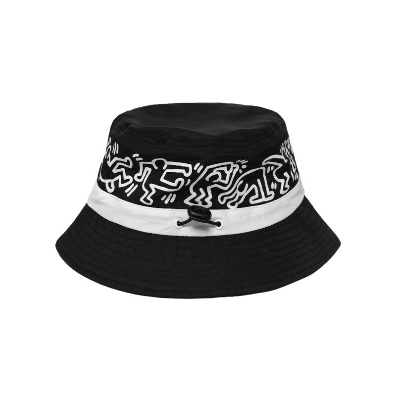 MALBON GOLF x Keith Haring Men's Hat (Black)
