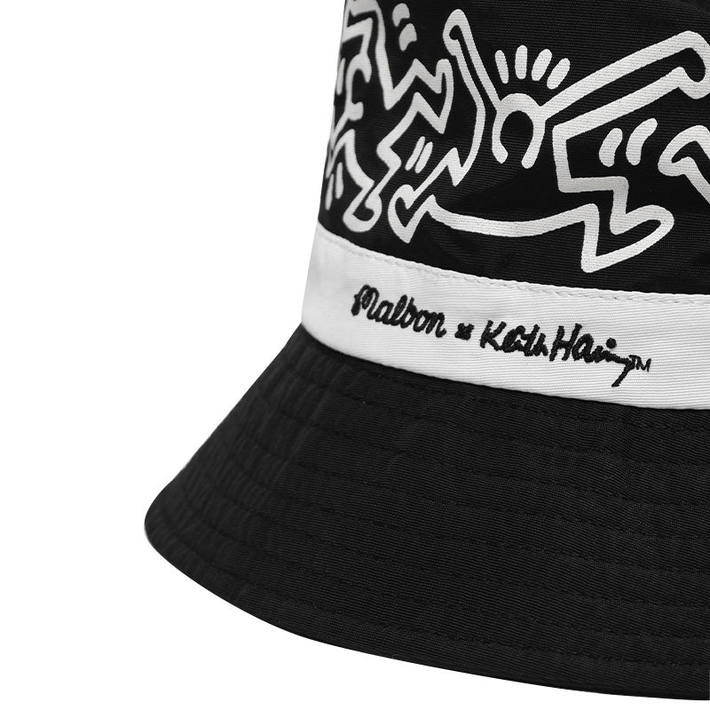 MALBON GOLF x Keith Haring Men's Hat (Black)