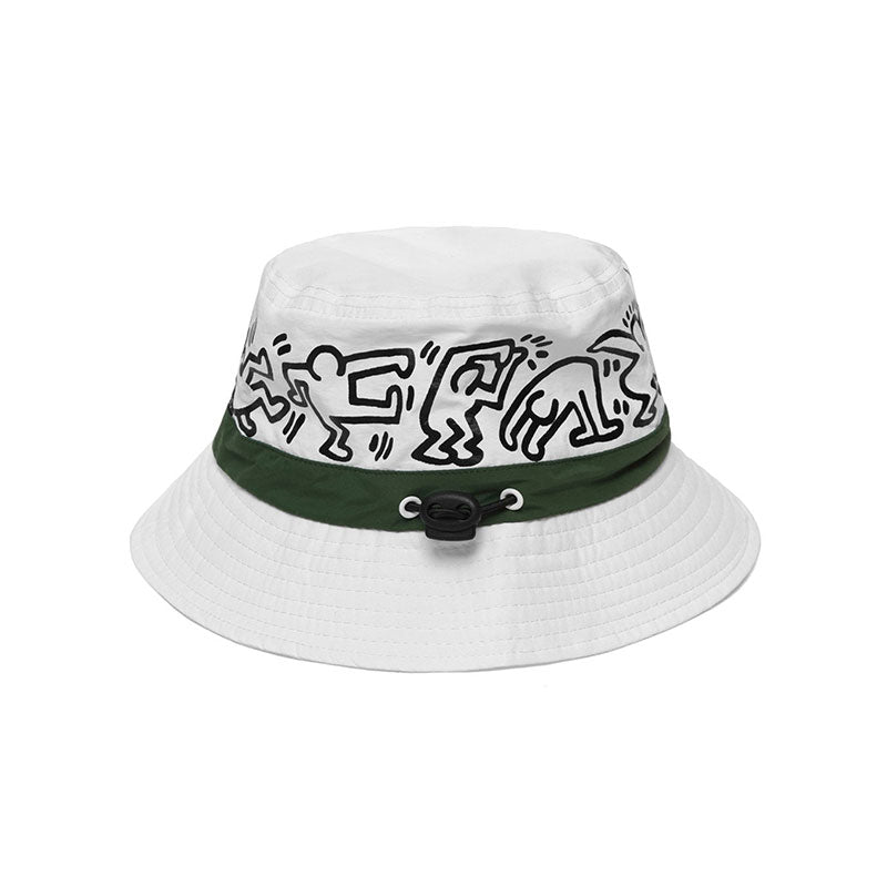 MALBON GOLF x Keith Haring Men's Hat (White)