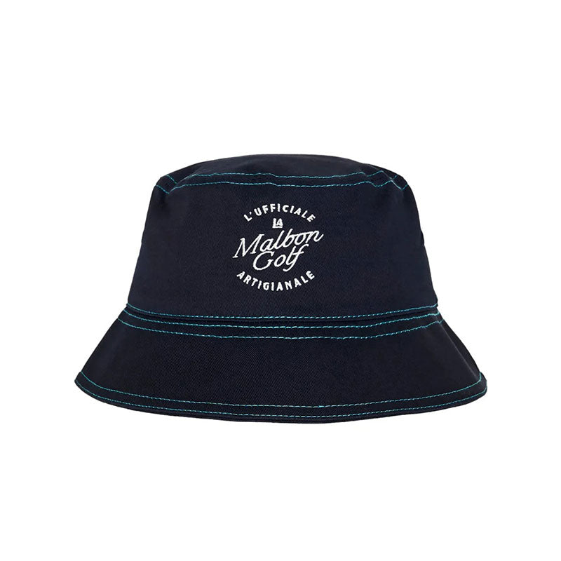 MALBON GOLF Artigianale Men's Bucket Hat (Navy)