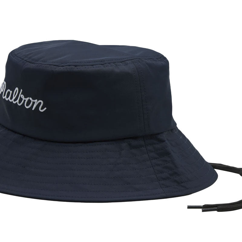 MALBON GOLF Men's Bucket Hat (Navy)