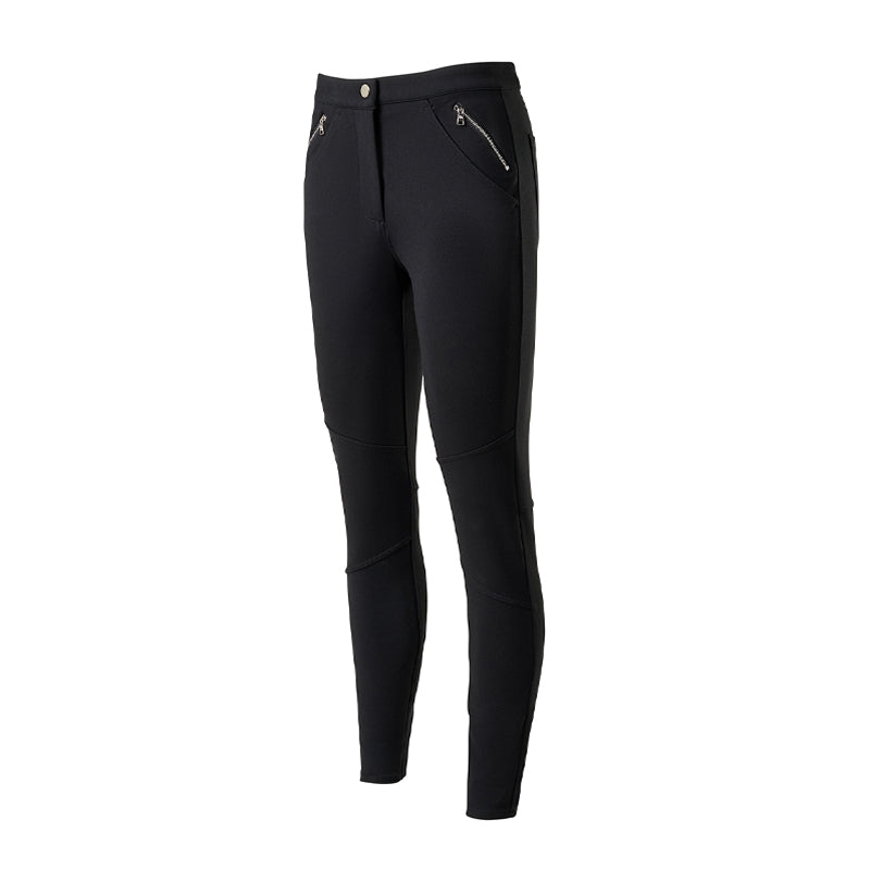 GFORE Slim Leg Ponte Moto Women's Pants (Onyx)