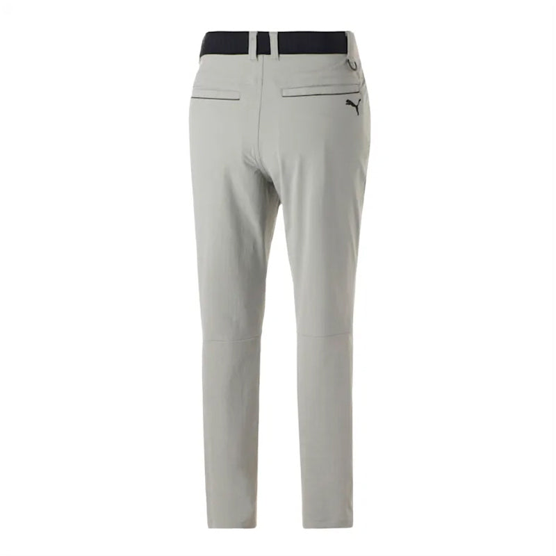 PUMA 4-Way Stretch Print Tapered Men's Pants (Grey)